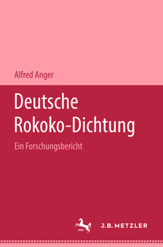 Hardcover Deutsche Rokoko-Dichtung [German] Book
