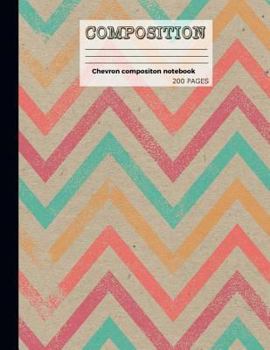 Paperback Chevron composition notebook Book