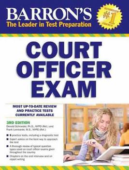 Paperback Barron's Court Officer Exam Book