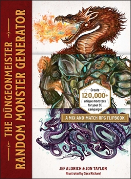Hardcover The Düngeonmeister Random Monster Generator: A Mix-And-Match RPG Flipbook Book