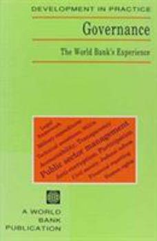 Paperback Governance: The World Bank's Experience (Development in Practice) Book