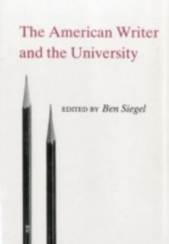 Hardcover American Writer and the University Book