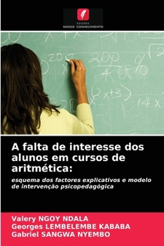 Paperback A falta de interesse dos alunos em cursos de aritmética [Portuguese] Book