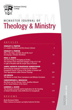Paperback McMaster Journal of Theology and Ministry: Volume 16, 2014-2015 Book