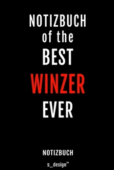 Paperback Notizbuch f?r Winzer: Originelle Geschenk-Idee [120 Seiten liniertes blanko Papier] [German] Book