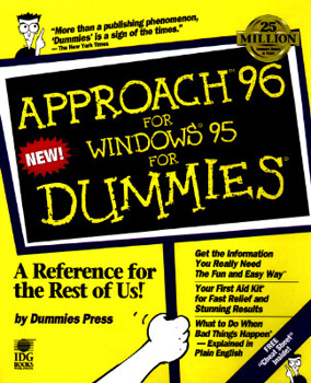Paperback Approach 96 for Windows 95 for Dummies Book