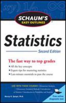 Paperback Schaum's Easy Outline of Statistics, Second Edition Book