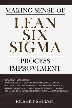 Paperback Making Sense of Lean Six Sigma Process Improvement Book