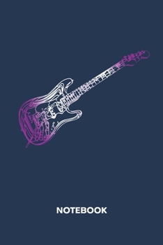 NOTEBOOK: Ruled Instruments Journal - Lined Guitarist Organizer Heavy Metal Music Planner - Girlfriend Gift Idea Boyfriend - Guitar Player Diary 6x9 ... 120 Pages - Instrumentalist Birthday Present