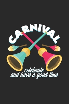 Carnival celebrate good time: 6x9 Carnival | dotgrid | dot grid paper | notebook | notes