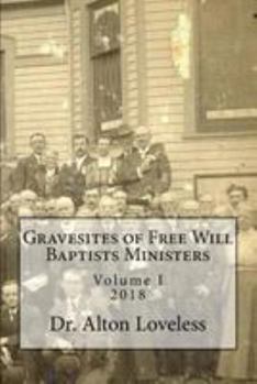 Paperback Gravesites of Free Will Baptists Ministers Book