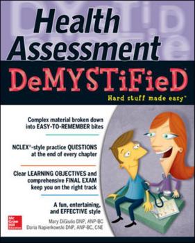 Paperback Health Assessment Demystified Book