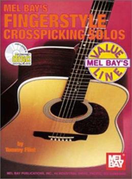 Paperback Mel Bay Fingerstyle Crosspicking Solos Book