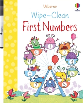 Wipe-Clean First Numbers - Book  of the Usborne Wipe-Clean Books
