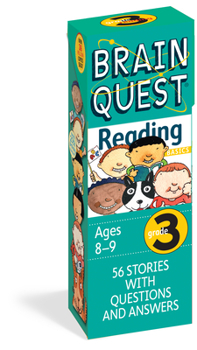 Cards Brain Quest 3rd Grade Reading Q&A Cards: 56 Stories with Questions and Answers. Curriculum-Based! Teacher-Approved! Book