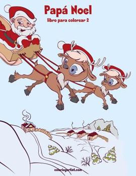 Paperback Papá Noel libro para colorear 2 [Spanish] Book