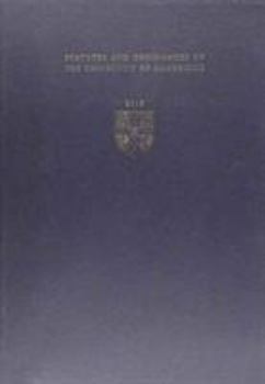 Paperback Statutes and Ordinances of the University of Cambridge 2013 Book
