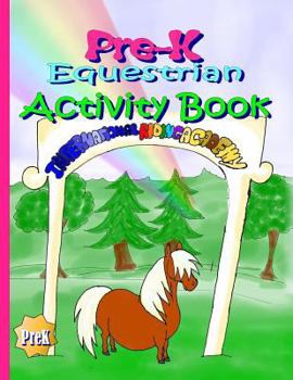 Paperback Pre-K Equestrian Activity Book