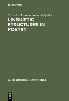 Hardcover Linguistic Structures in Poetry Book