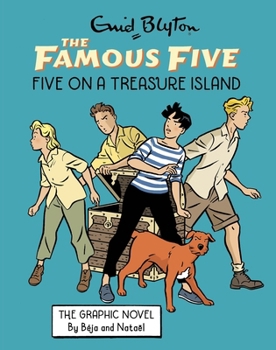 Paperback Famous Five Graphic Novel: Five on a Treasure Island: Book 1 Book