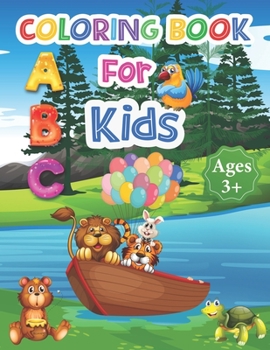 ABC Coloring Book for Kids: Alphabet Book for Kids - ABC Activities for Preschoolers Ages 3-5 - Easy, LARGE, GIANT Simple Picture Coloring Books f