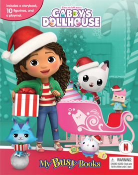 Univ. Gabby's Dollhouse Christmas My Busy Book