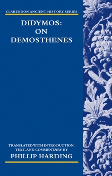 Paperback Didymos: On Demosthenes Book