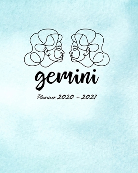 Planner 2020-2021: Gemini Two Years Planner with Monthly Planner and 52 Weeks Saving for Organizer Agenda Schedule Notebook Journal and Business