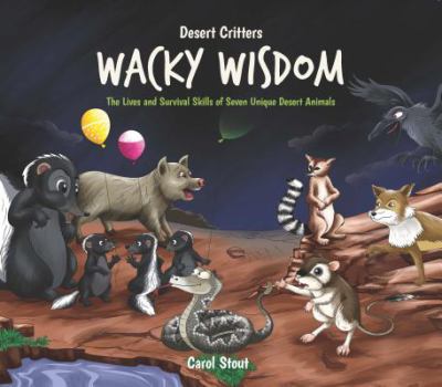 Paperback Desert Critters Wacky Wisdom Book