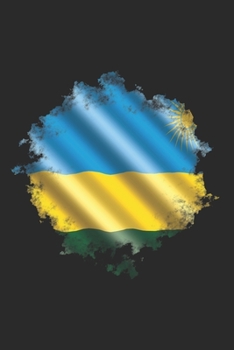 RWANDA NOTEBOOK: Rwanda Notebook | college book | diary | journal | booklet | memo | composition book | 120 sheets - Dot Grid paper 6x9 inch