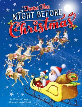 Board book The Night Before Christmas - Children's Padded Board Book - Holiday Book