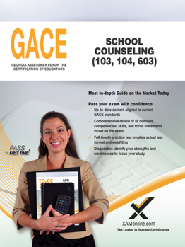 Paperback Gace School Counseling 103, 104, 603 Book