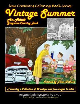 Paperback New Creations Coloring Book Series: Vintage Summer Book