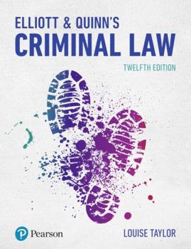 Paperback Elliott & Quinn's Criminal Law Book