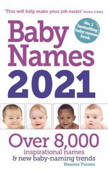 Paperback Baby Names 2021 Book