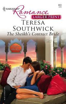 Mass Market Paperback The Sheikh's Contract Bride [Large Print] Book