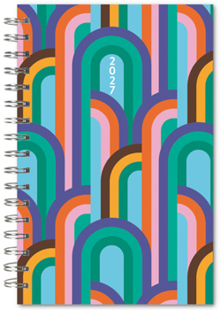 2027 Weekly & Monthly Planner, 16-Month Engagement Calendar: September 2026 - December 2027, 6" x 9", Color Cascade