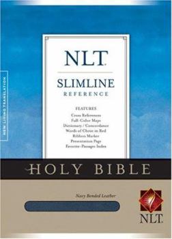 Paperback Slimline Reference Bible-NLT Book