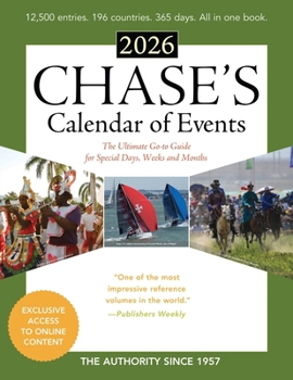 Paperback Chase's Calendar of Events 2026: The Ultimate Go-To Guide for Special Days, Weeks and Months Book
