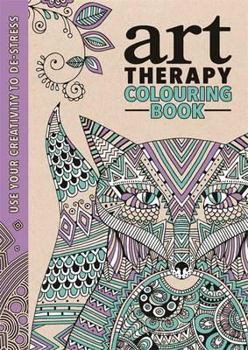 Hardcover Art Therapy: Use Your Creativity to De-Stress Book