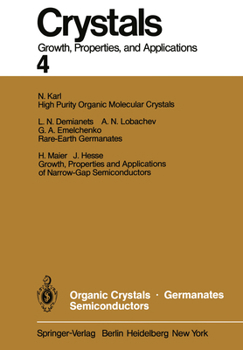 Paperback Organic Crystals Germanates Semiconductors Book