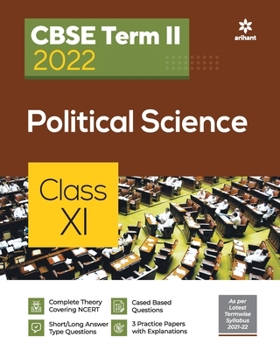 Paperback CBSE Term II Political Science 11th Book