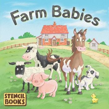 Board book Farm Babies: A Stencil Book (Board Book) Book