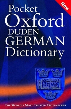 Paperback Pocket Oxford Duden German Dictionary Book