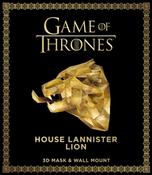 Paperback Game of Thrones Mask: House Lannister Lion (3D Mask & Wall Mount) Book