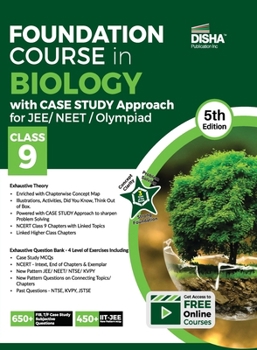 Paperback Foundation Course in Biology with Case Study Approach for NEET/ Olympiad Class 9 - 5th Edition Book