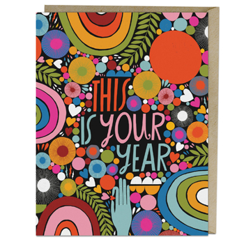 Your Year Celebration Card (Lisa Congdon for Em & Friends Greeting Cards)