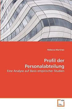 Paperback Profil der Personalabteilung [German] Book