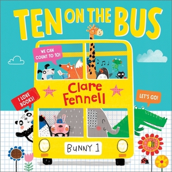 Hardcover Ten on the Bus Book