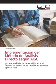 Paperback Implementación del Método de Análisis Directo según AISC [Spanish] Book